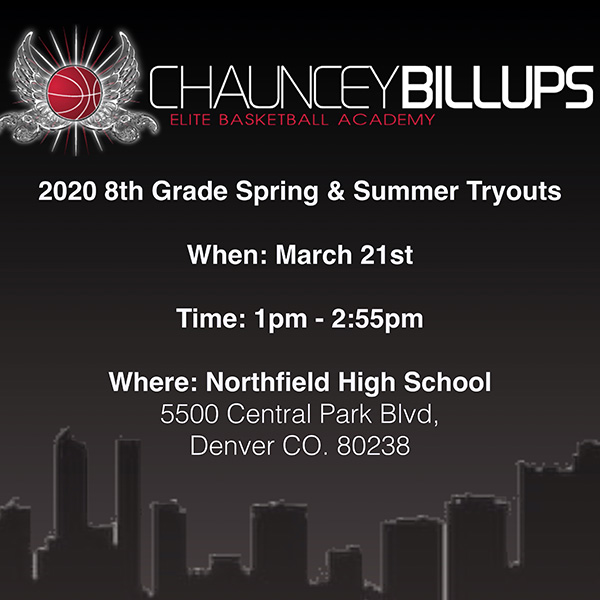 TRYOUTS March 2020